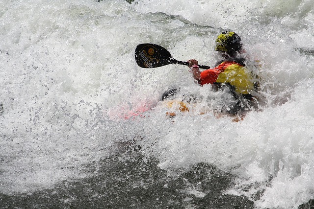Kayaking on Africa safari