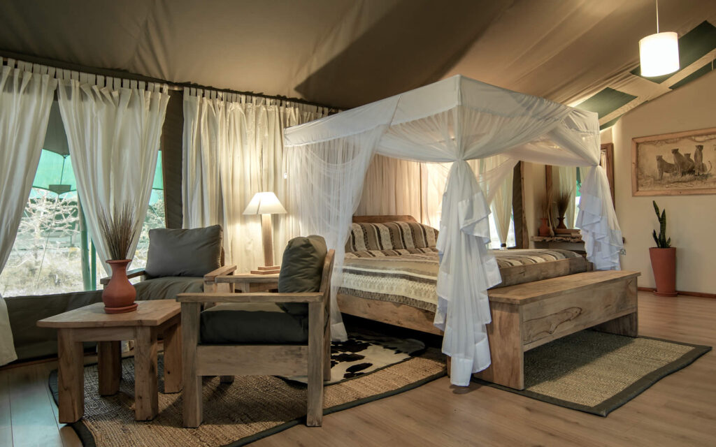 Mara Maisha lodge in Masai Mara game reserve, Kenya