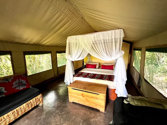 Tented safari camp