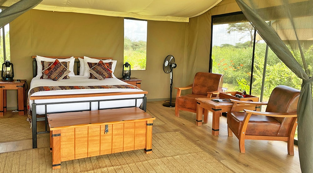 Tented safari camp