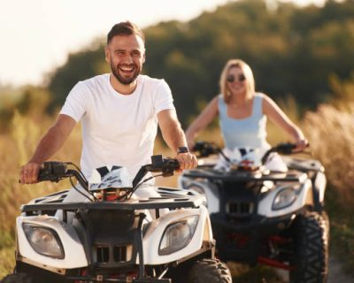 Quad biking